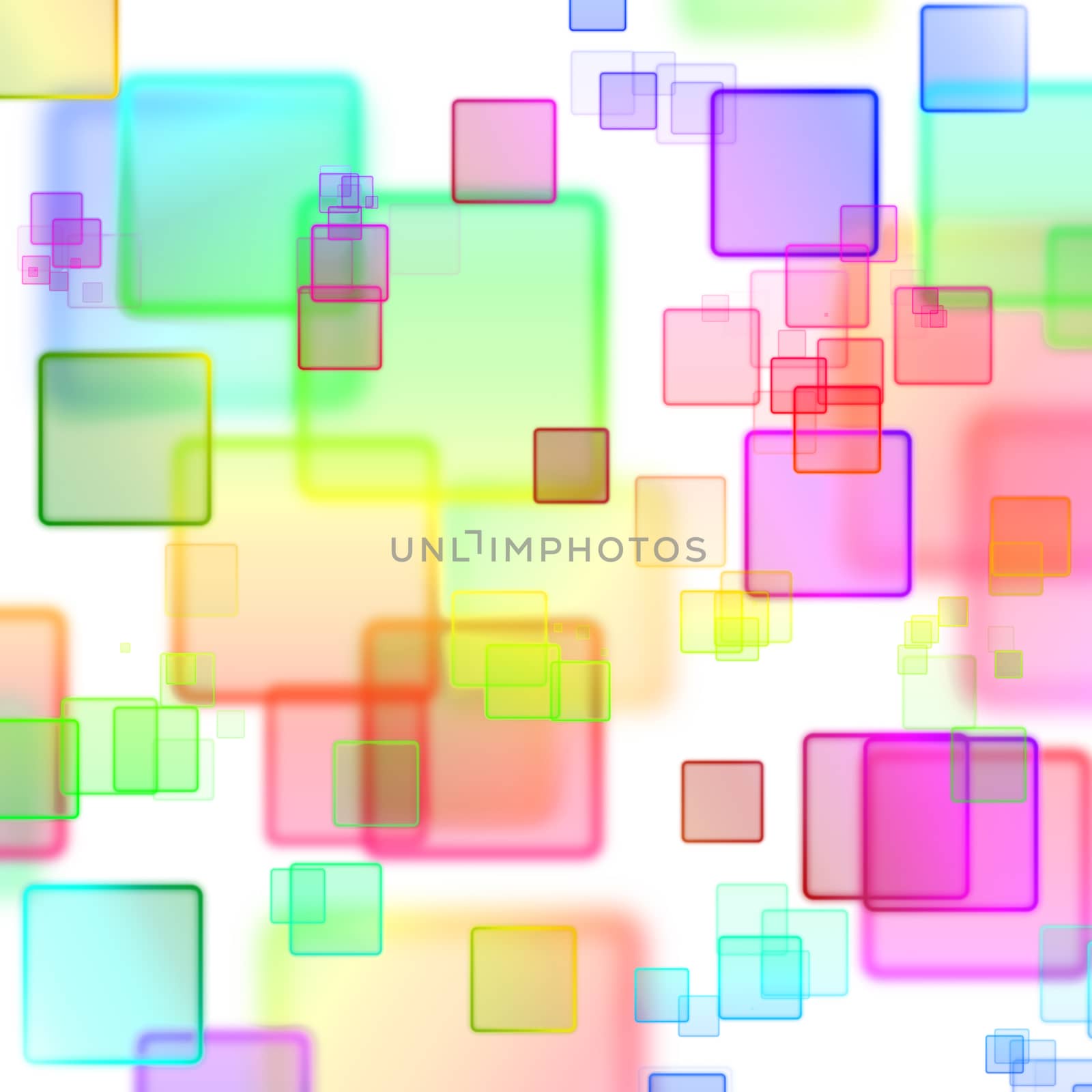 abstract background with magic colorful squares