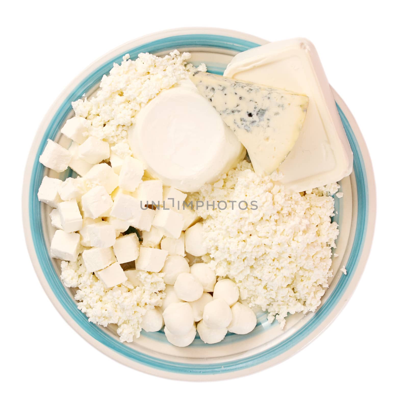 still life of dairy products and soft cheese varieties