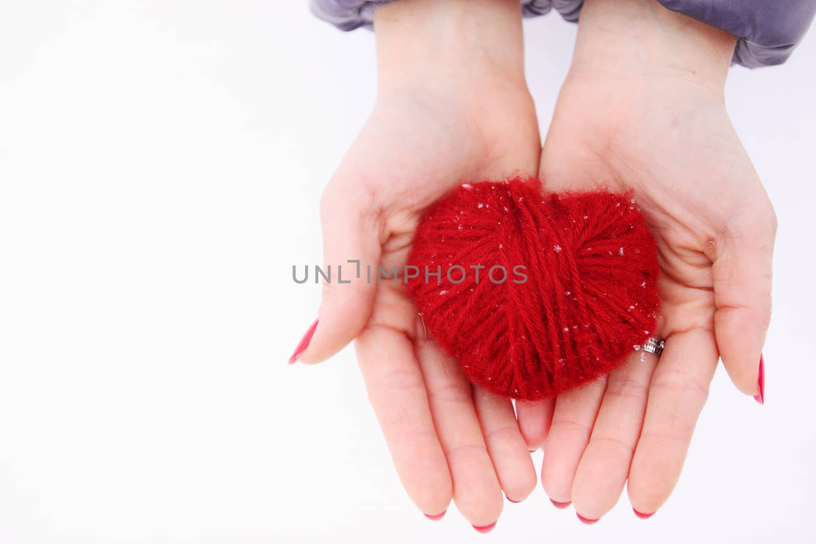 heart in hands by Mallivan