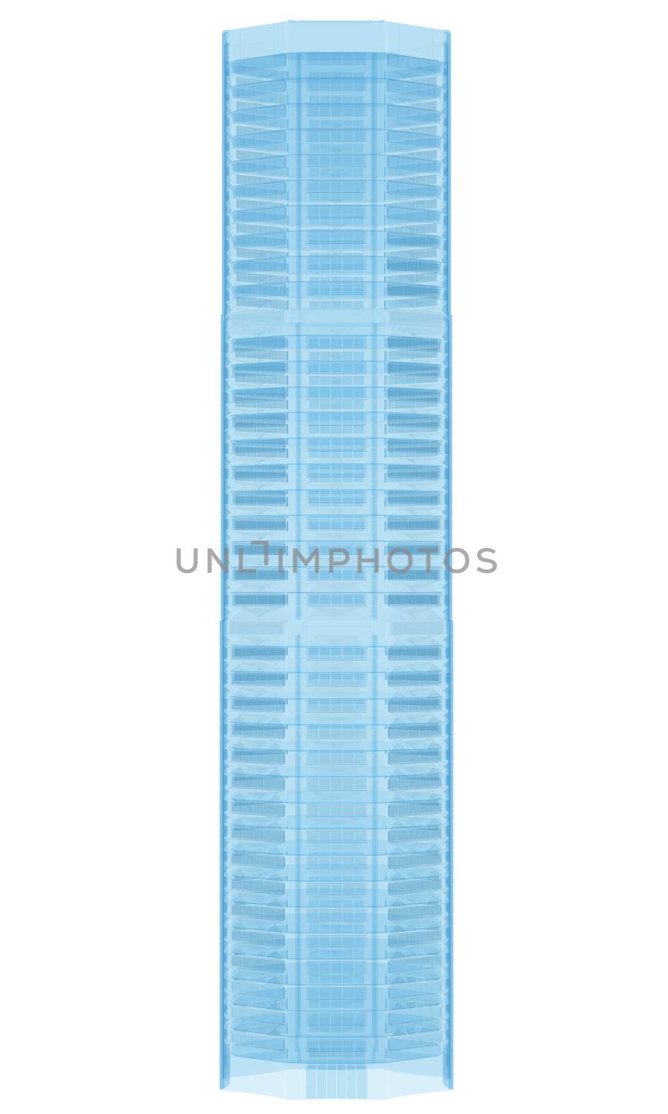 Glass skyscraper by cherezoff