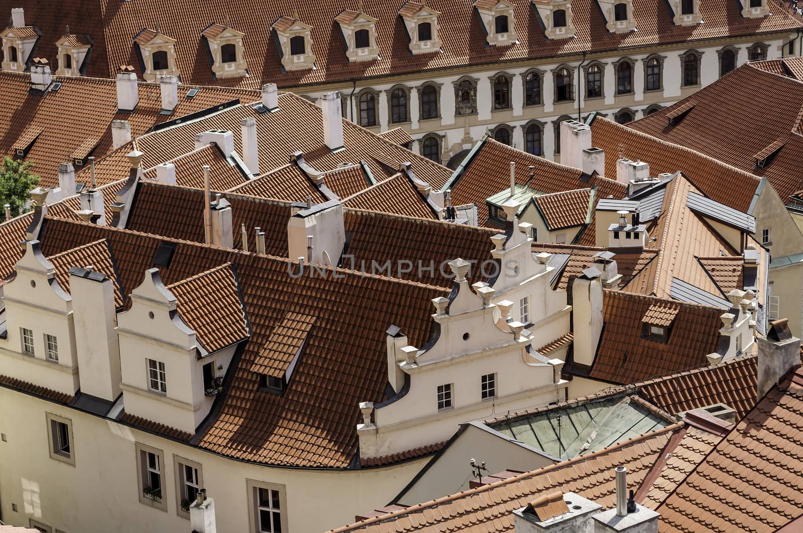 Traditional european architecture, city of Prague, Czech Republic.