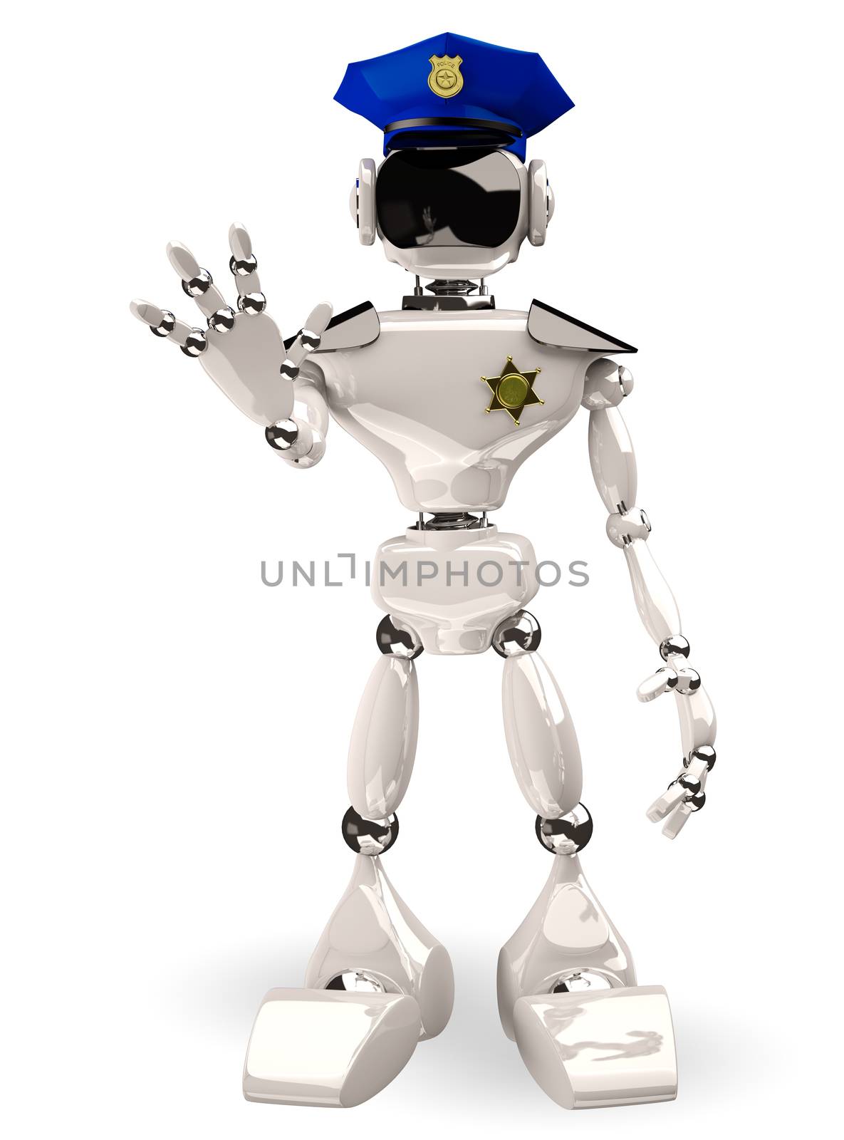 cop robot by brux