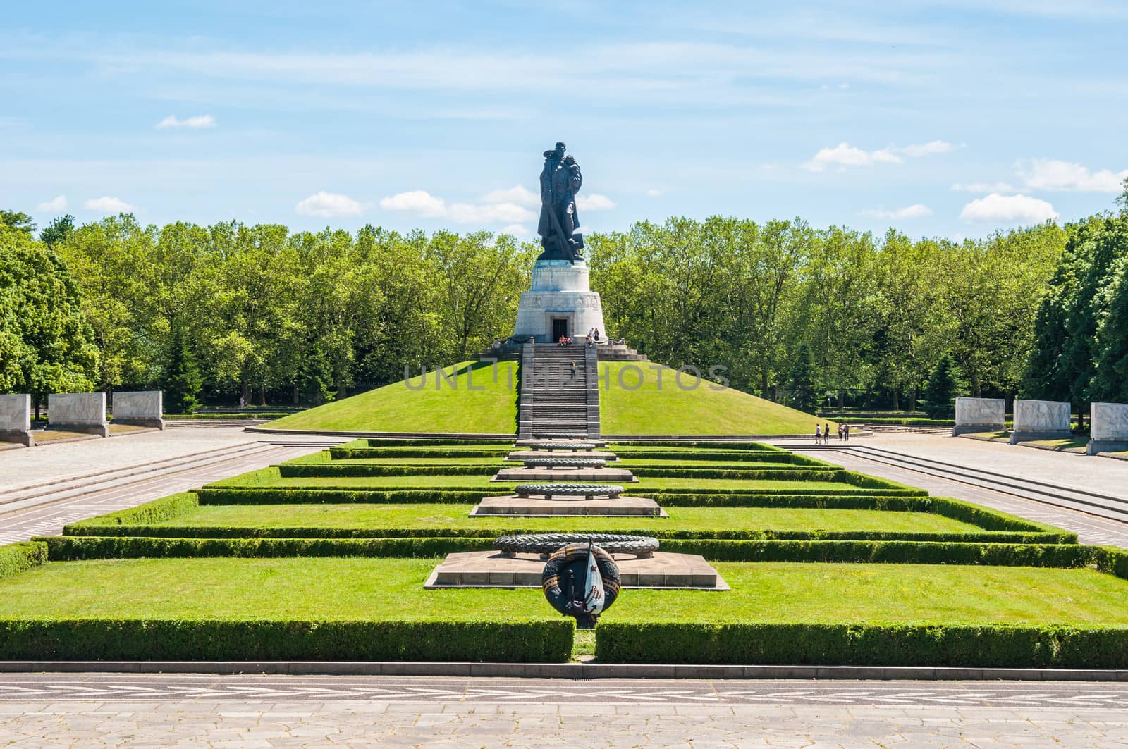 Soviet War Memorial in the Treptower Park in Berlin