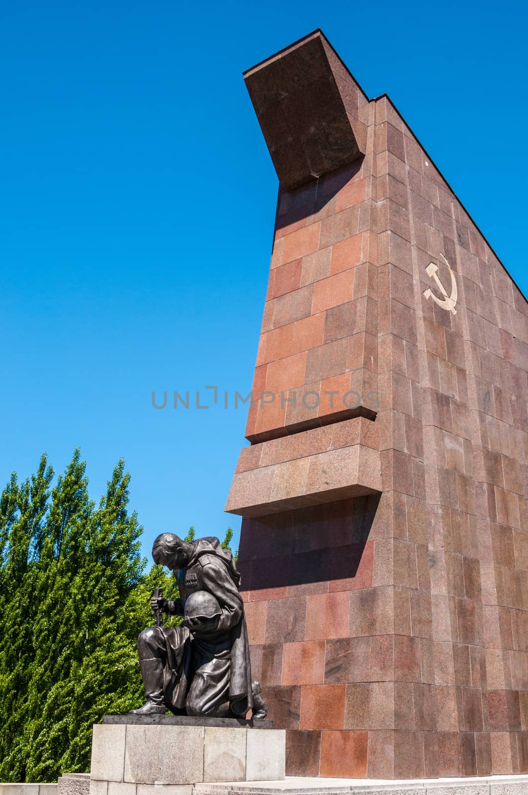 Soviet War Memorial in the Treptower Park in Berlin