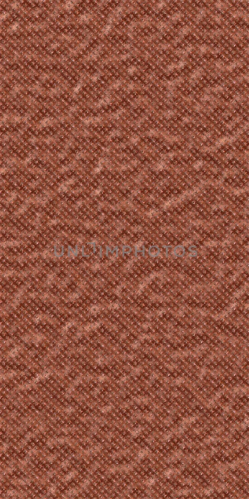 Liquid metal blot on brown background