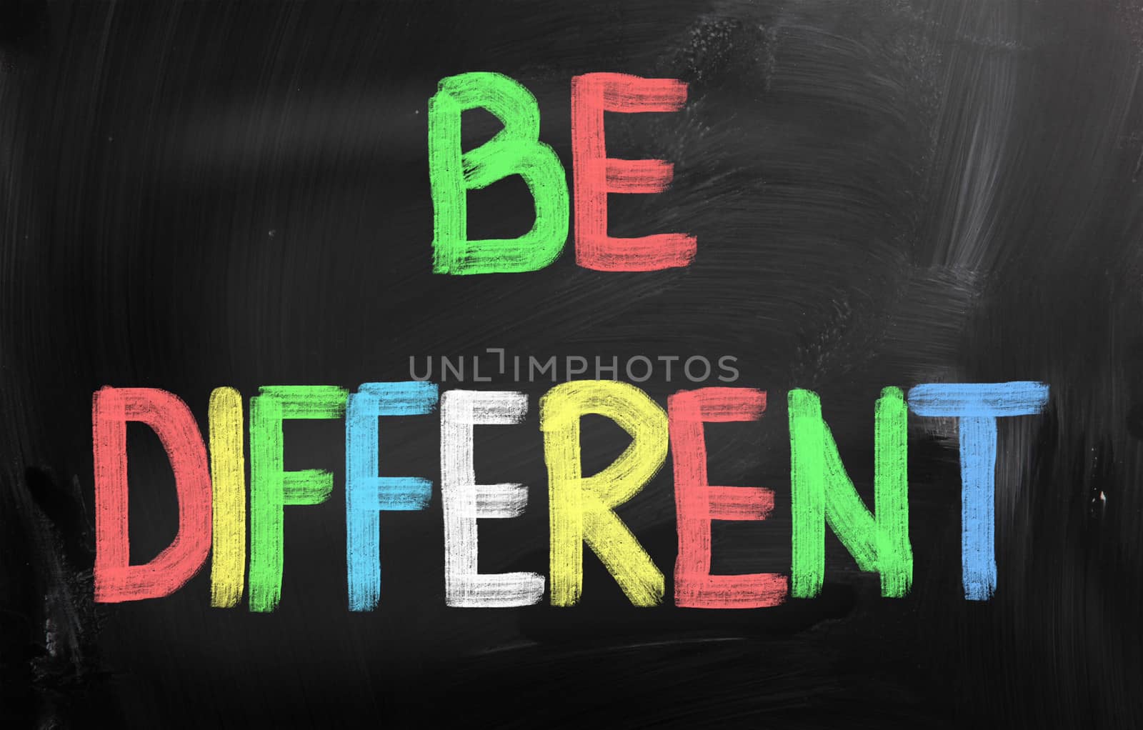 Be Different Concept