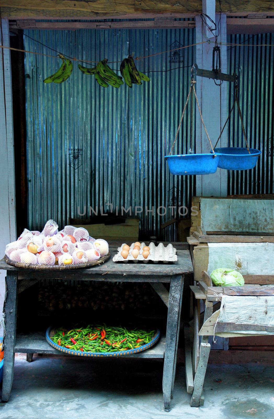 Nepalese country village people