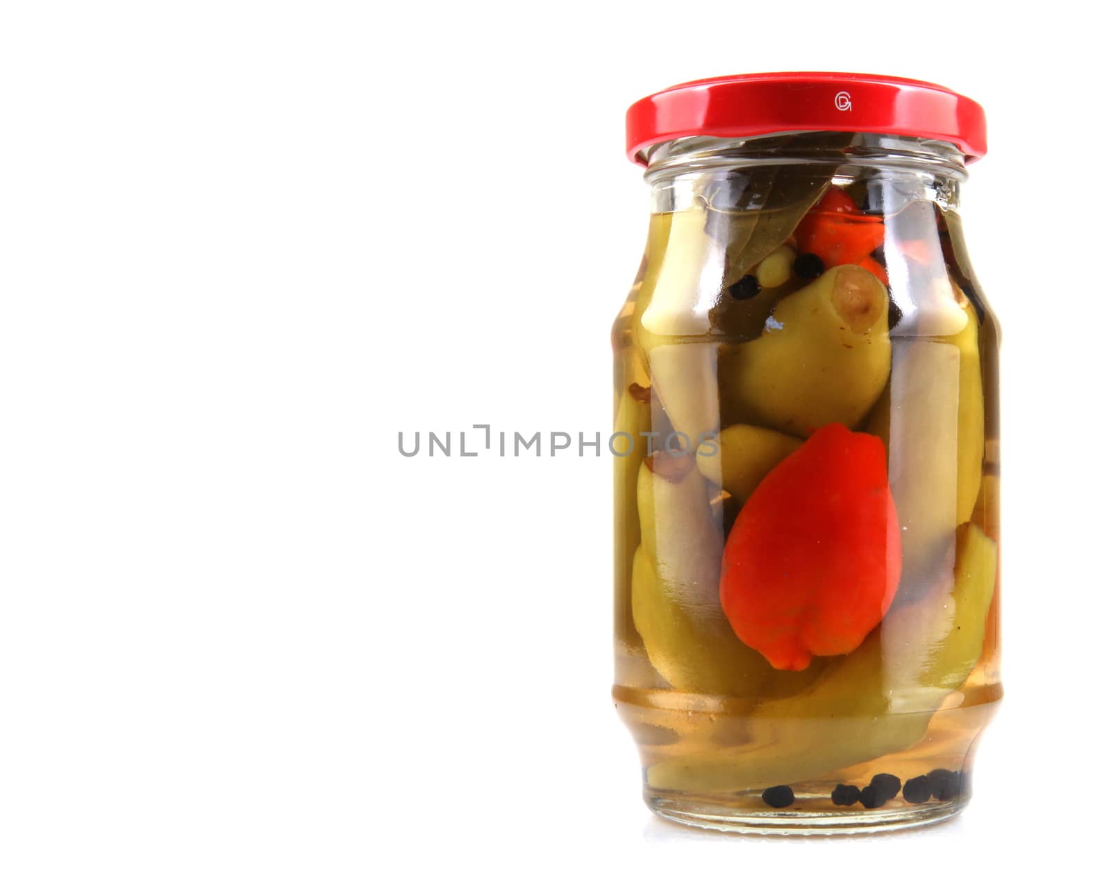 Pickles Isolated On White Background