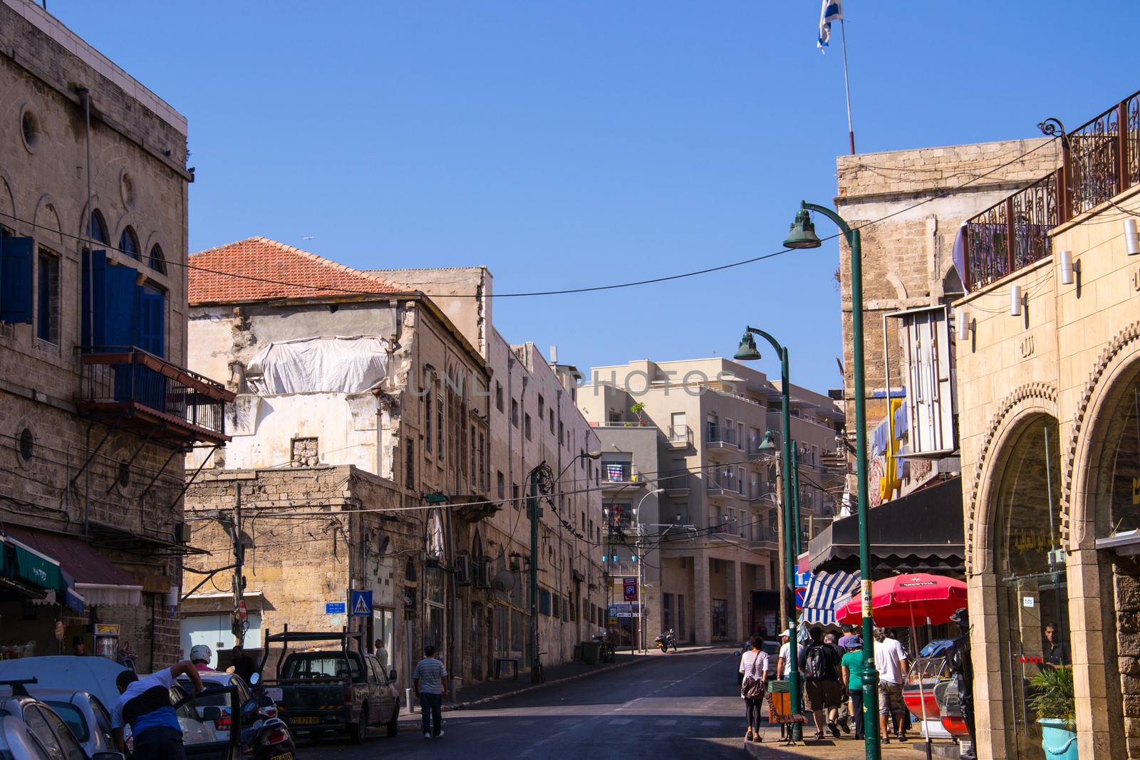 Street in South Tel Aviv,Jaffa by slavamalai