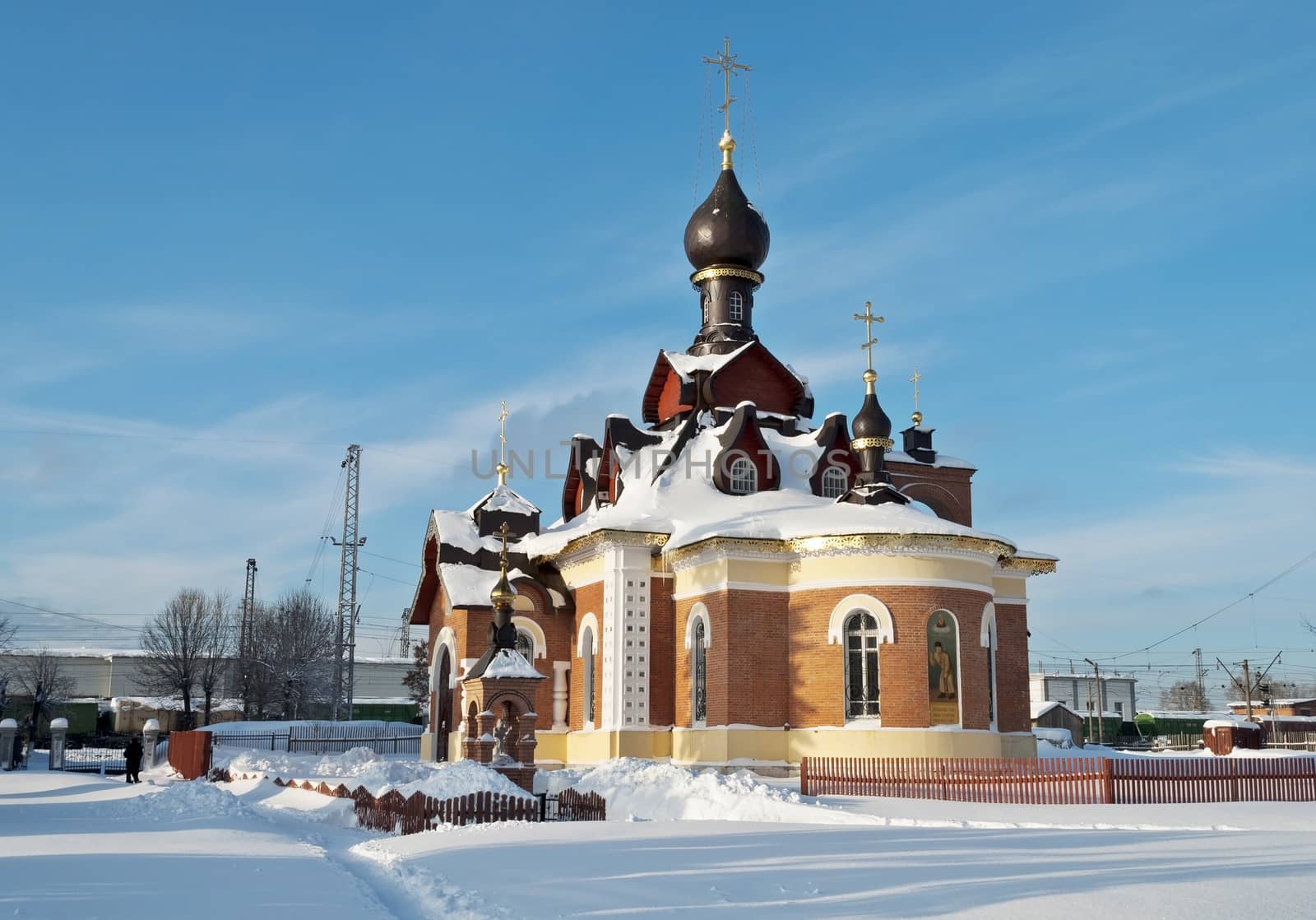 St. Seraphim of Sarov church in Aleksandrov town by wander