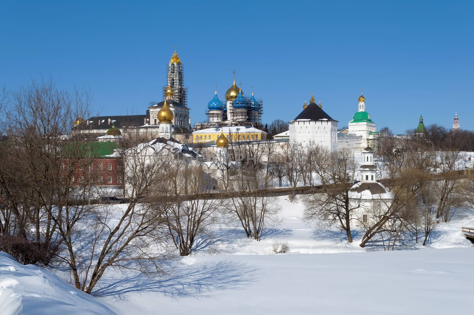 Trinity Sergius Lavra, winter time by wander