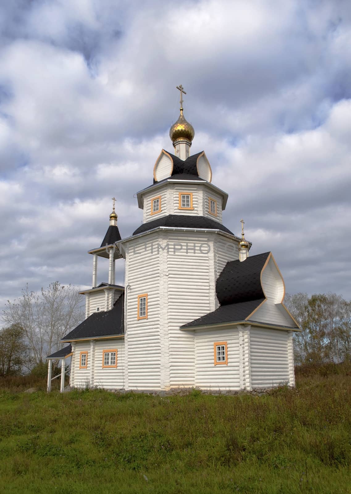 Orthodox church in Kishleevo village, Russia by wander