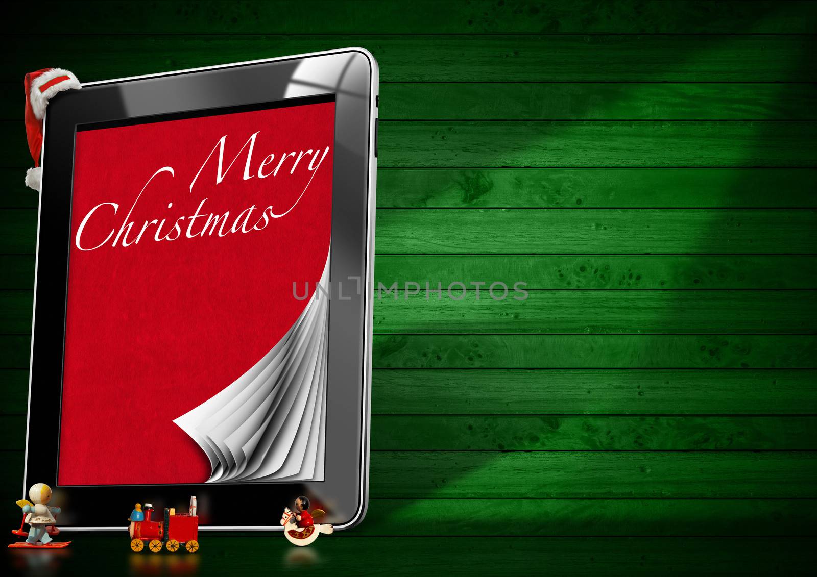 Merry Christmas - Tablet Computer by catalby