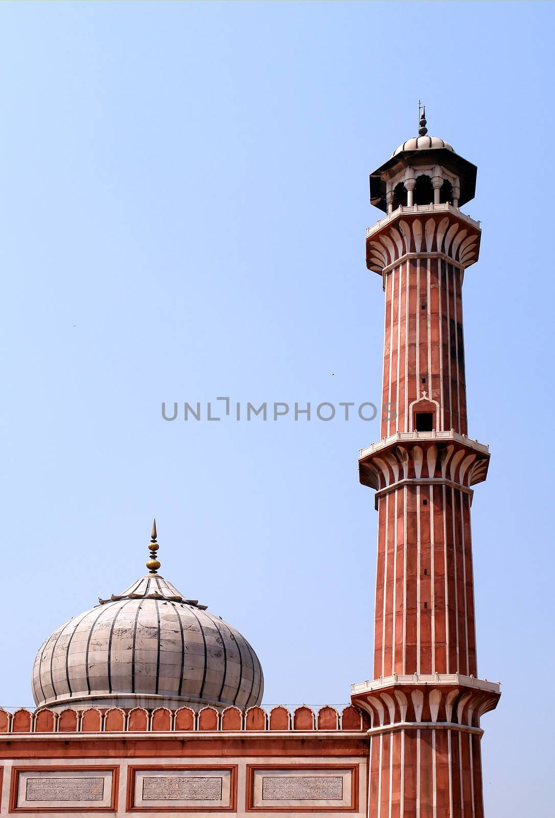 Jama Masjid Mosque, old Delhi, India.