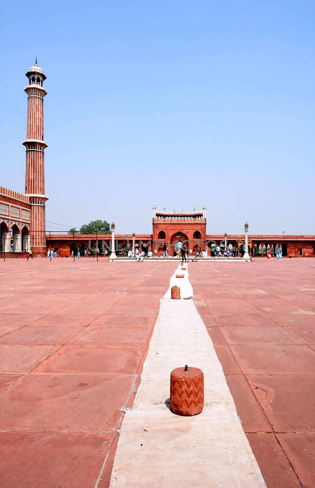 Jama Masjid Mosque, old Delhi, India.