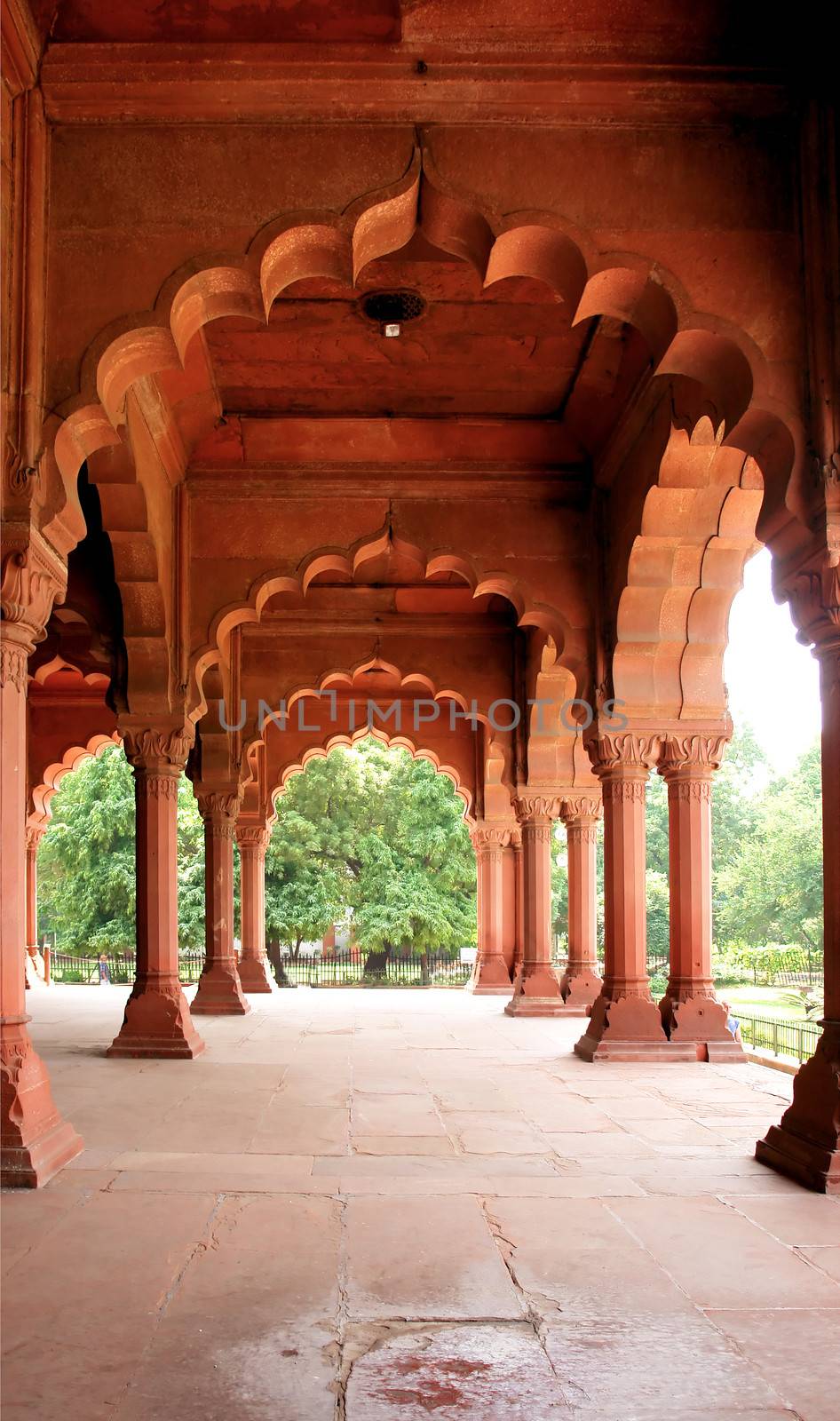Famous Delhi Fort also known as Lal Qil'ah, UNESCO World Heritage Site