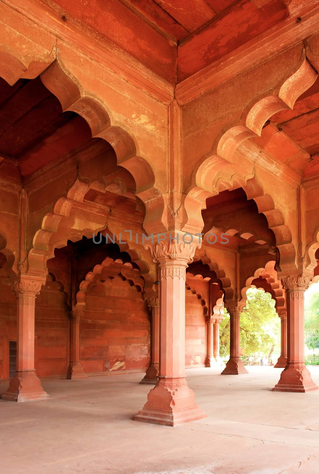 Famous Delhi Fort also known as Lal Qil'ah, UNESCO World Heritage Site