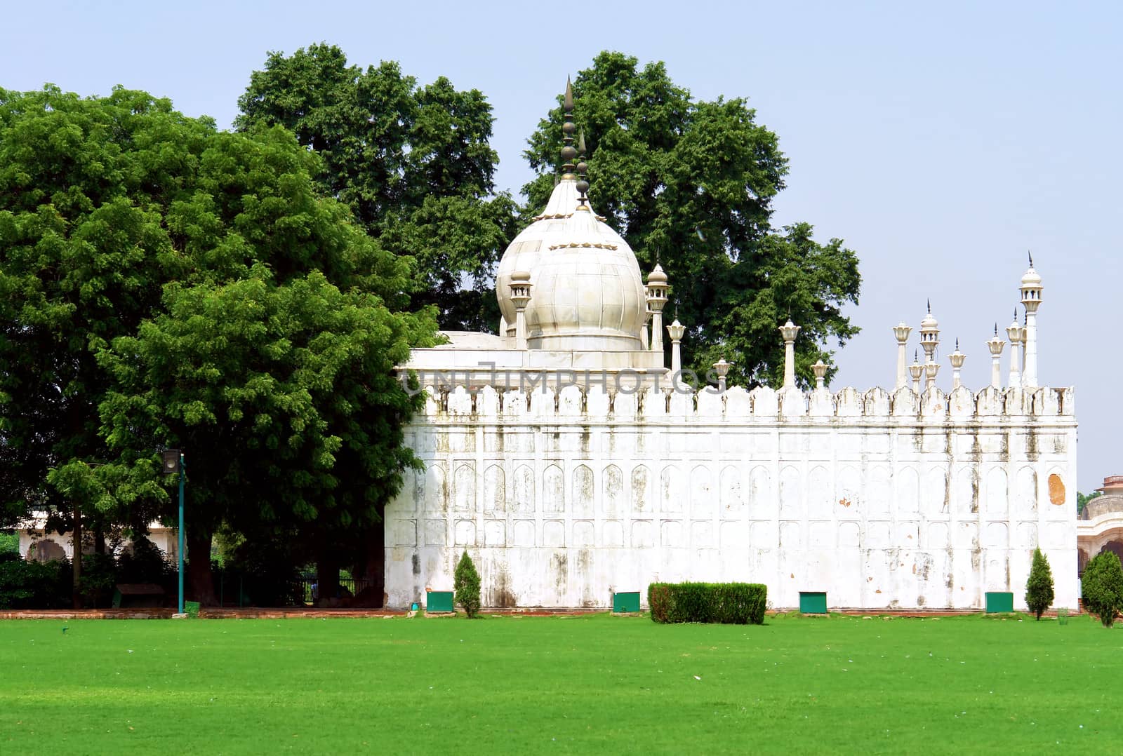 Pearl Mouque 'moti-masjid' in, Famous Fort also known as Lal Qil by ptxgarfield