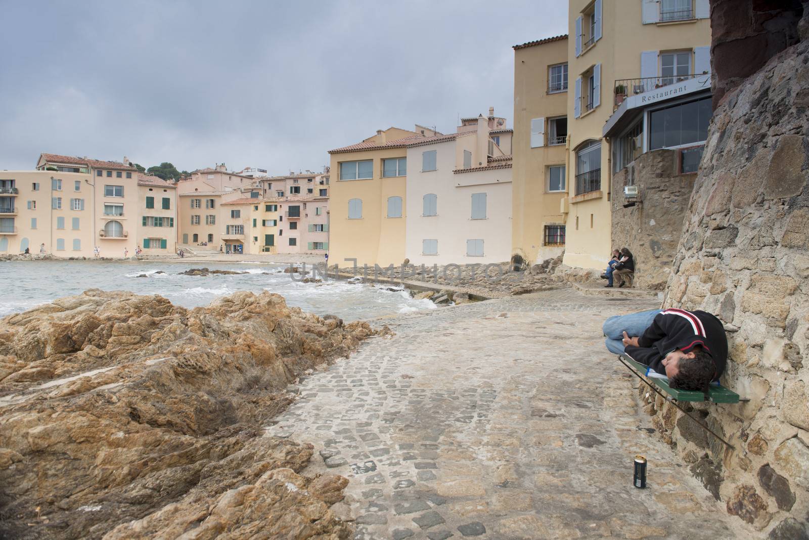 Embankment in Saint-Tropez  by Alenmax