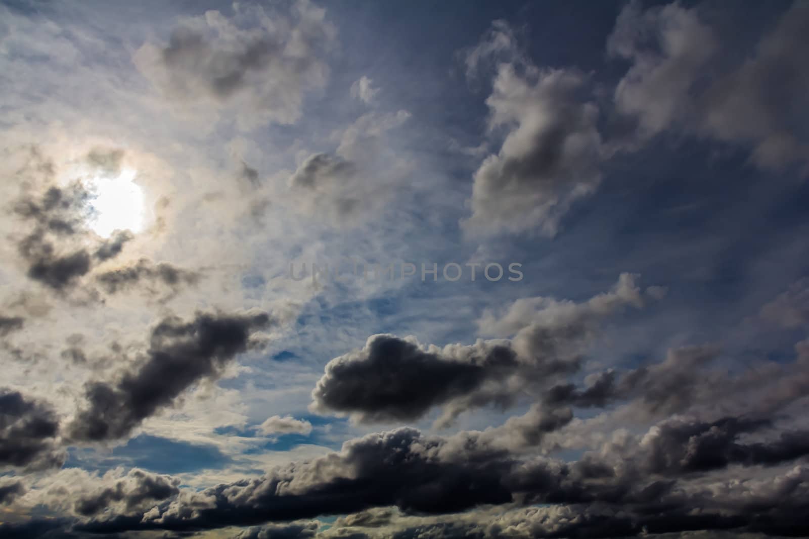 Cumulus clouds by petkolophoto