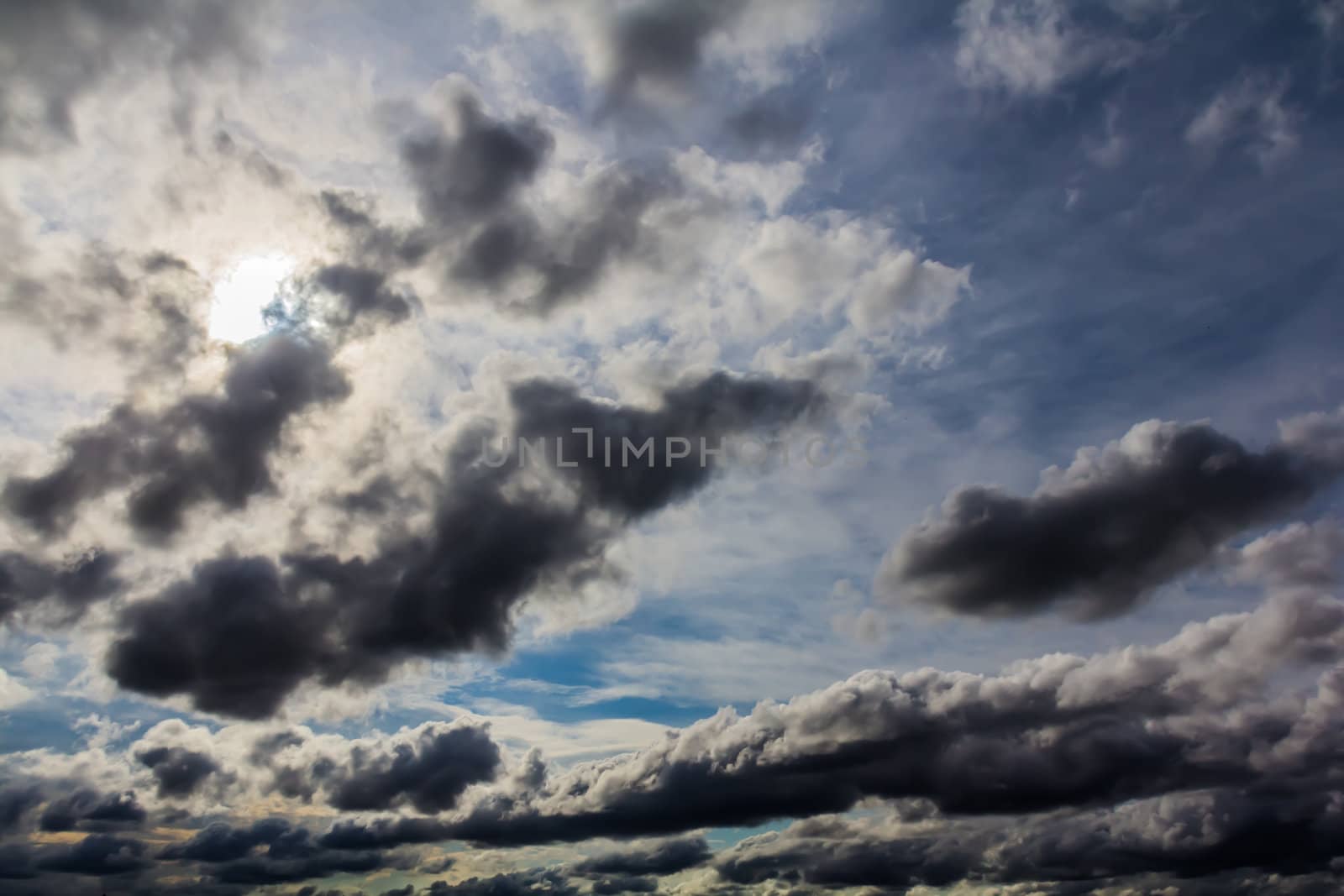 Cumulus clouds by petkolophoto