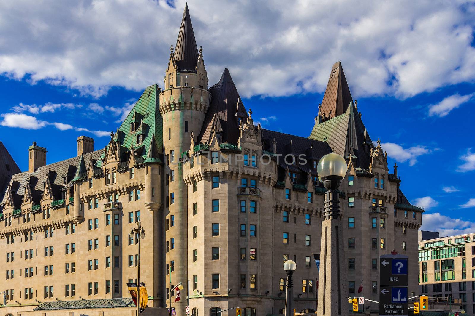 Ottawa's Old Chateau Laurier Hotel by petkolophoto