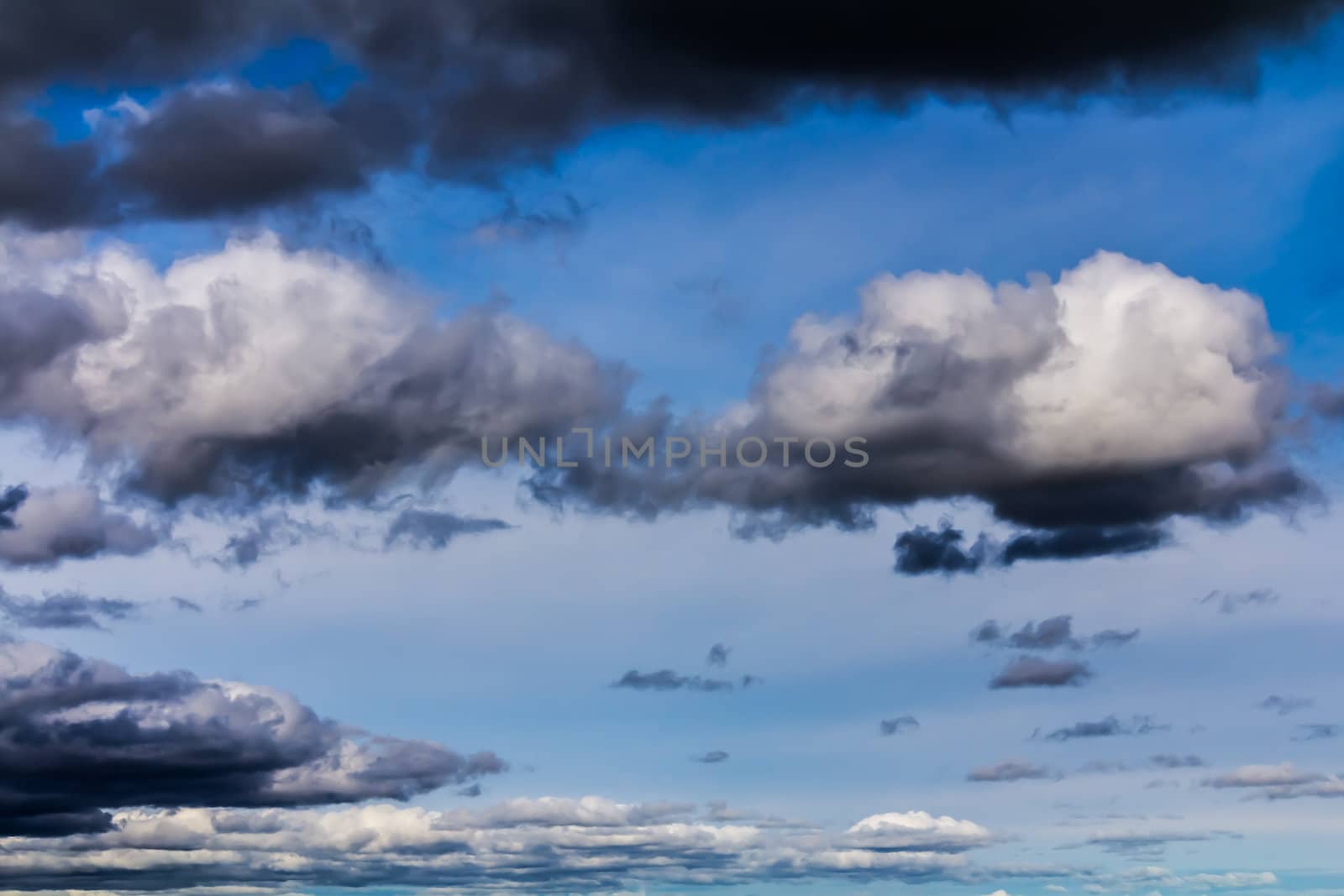 Cumulus clouds by petkolophoto