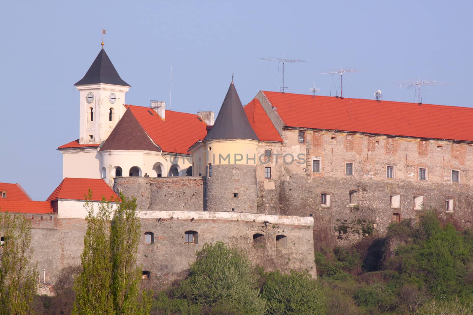 castle in Mukachevo by romantiche