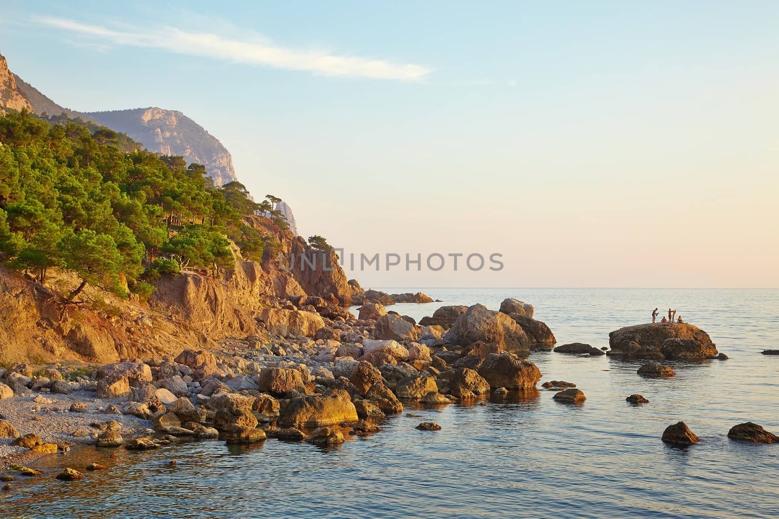 Black Sea Beach in Crimea