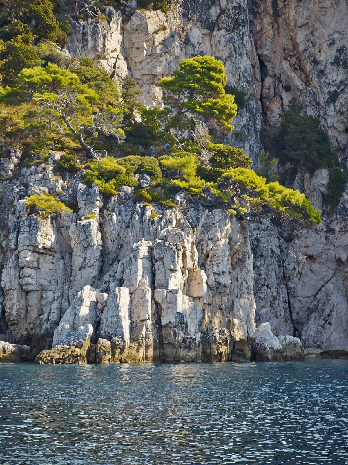 Island coast in Adriatic sea, Croatia