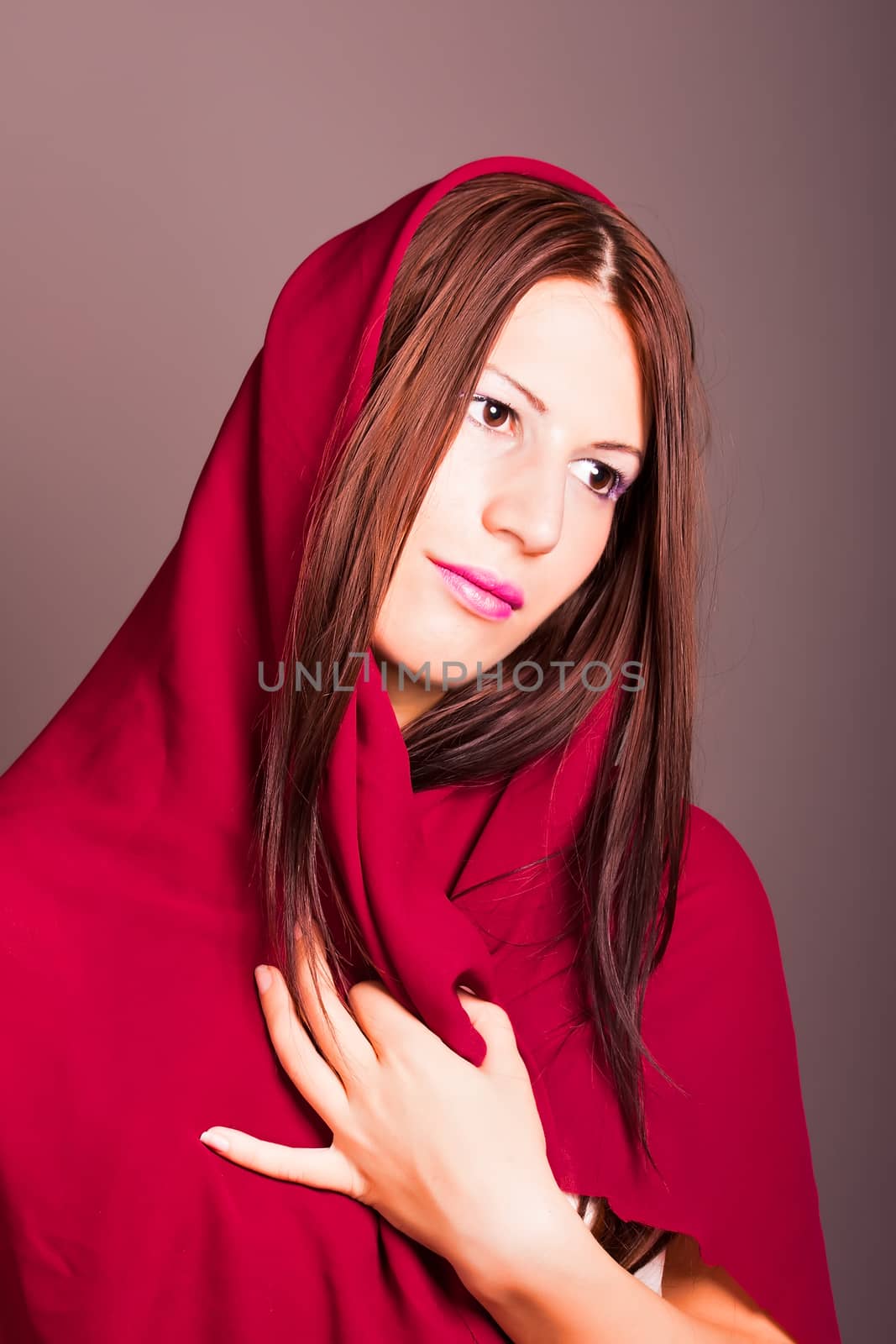 portrait of beautiful arabic woman
