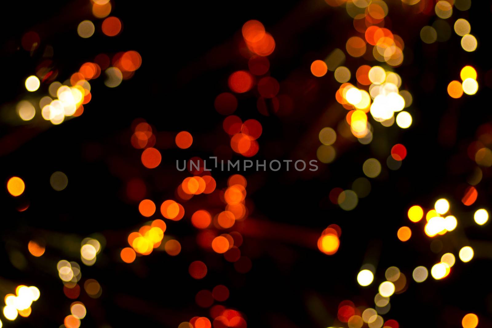 Background of colored lights out of focus