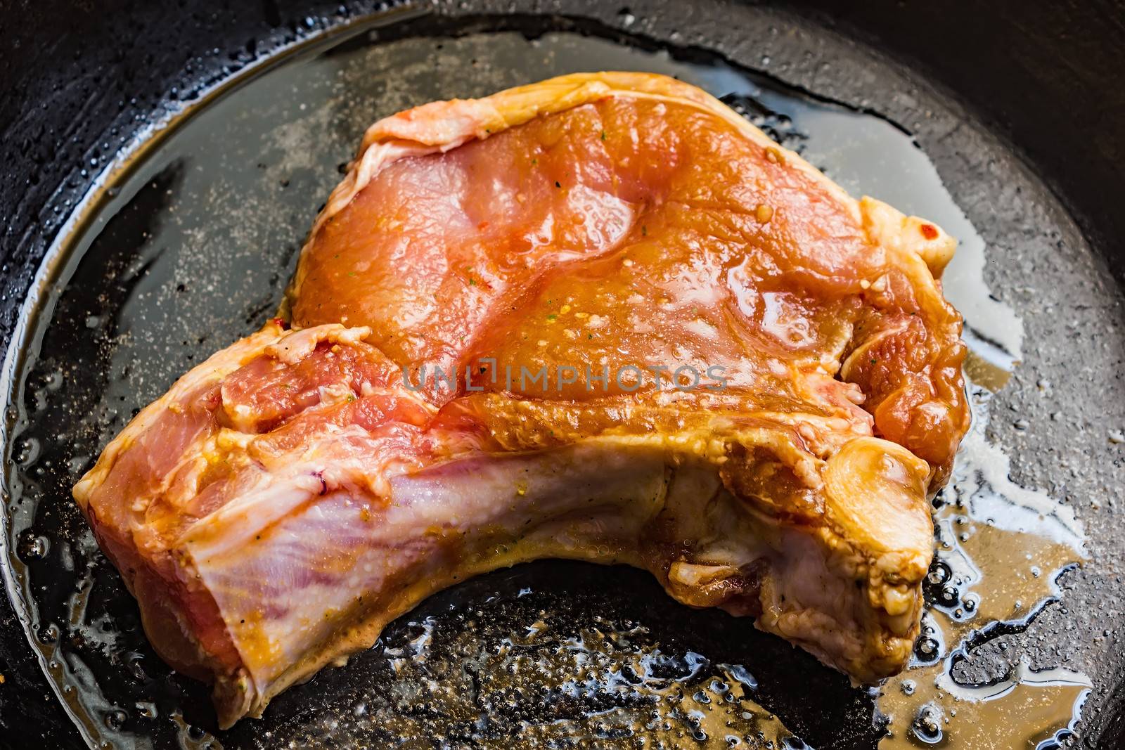 Roasted pork steak by oleg_zhukov