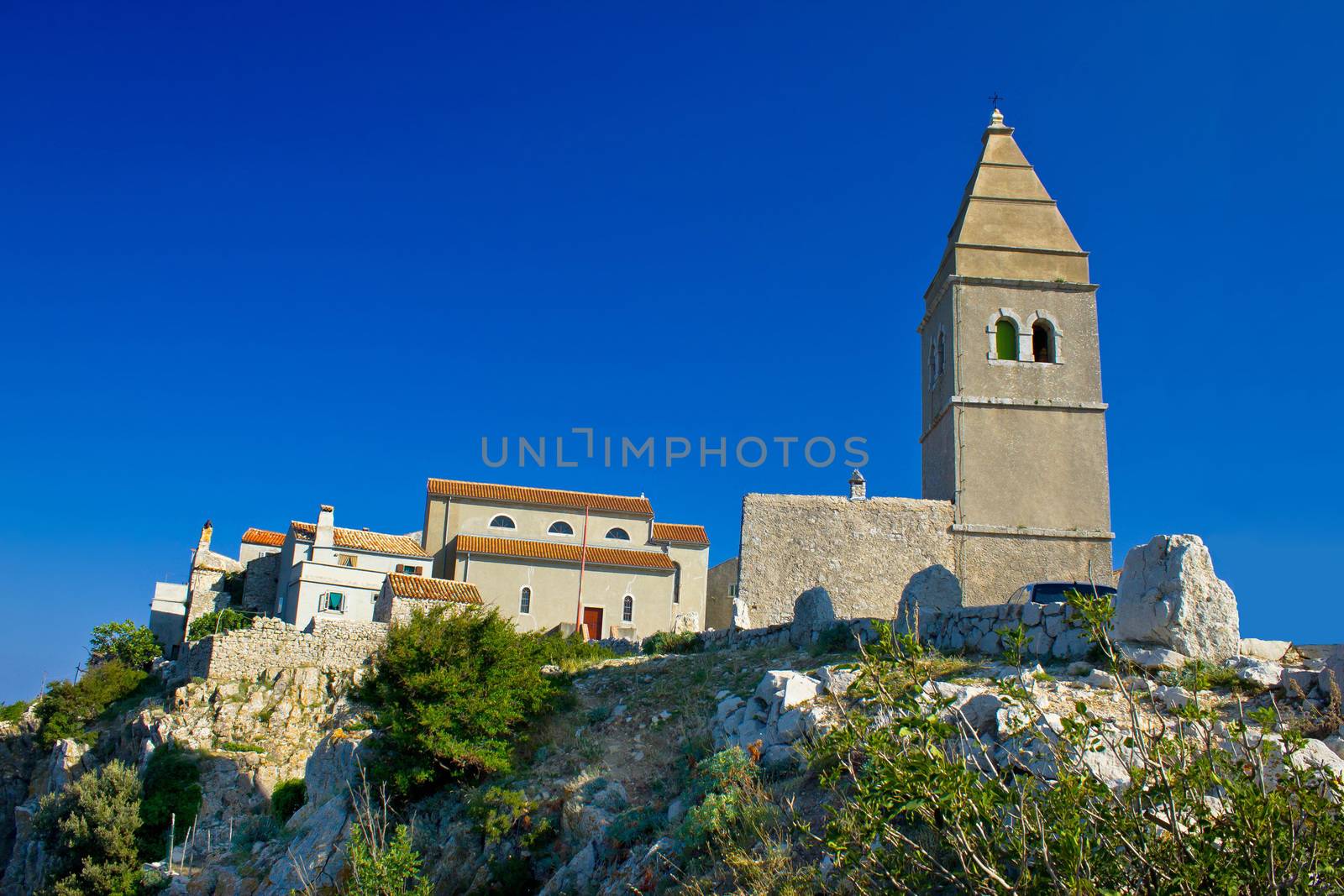 Stone town of Lubenice in Croatia by xbrchx