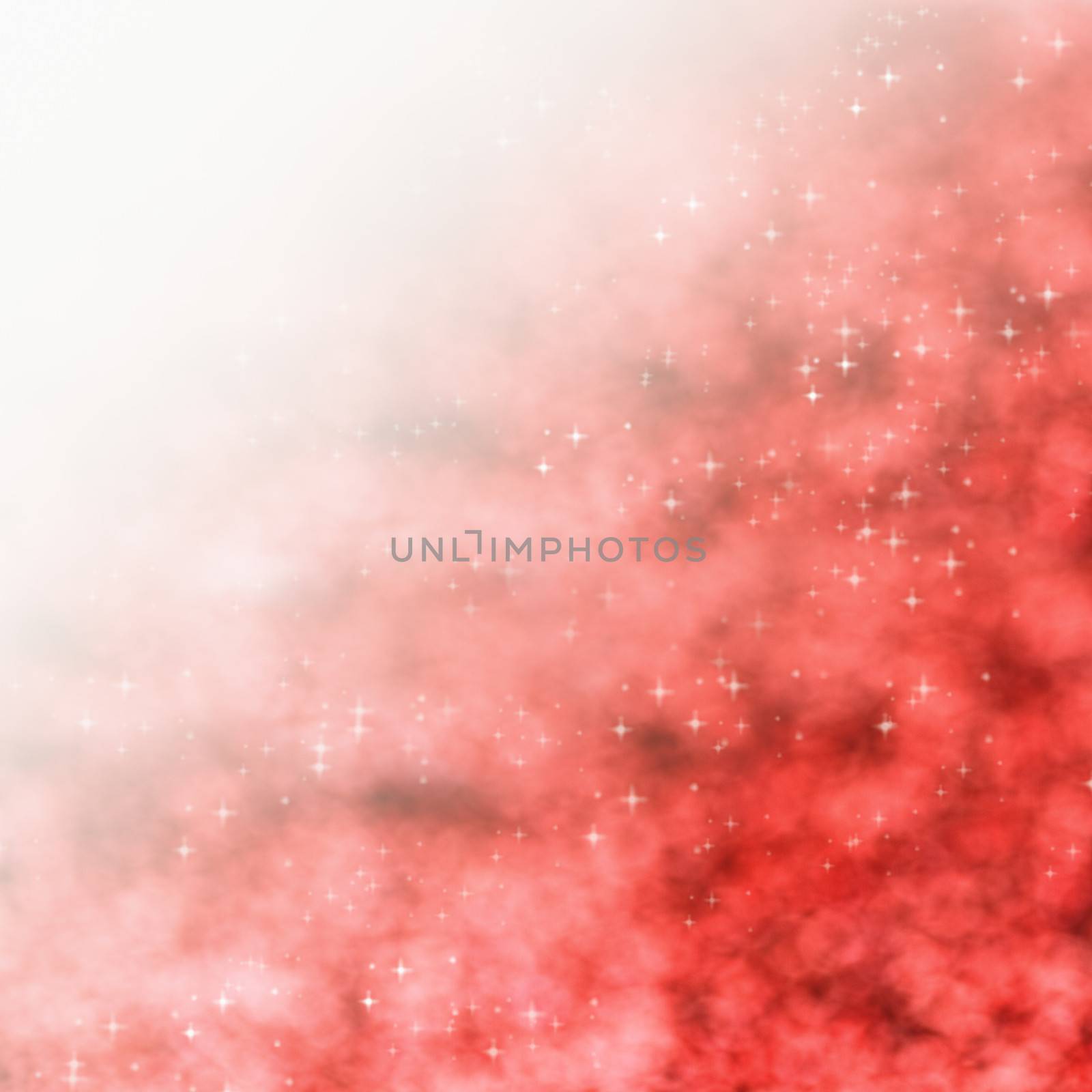 Abstract red sparkly background with copy space.