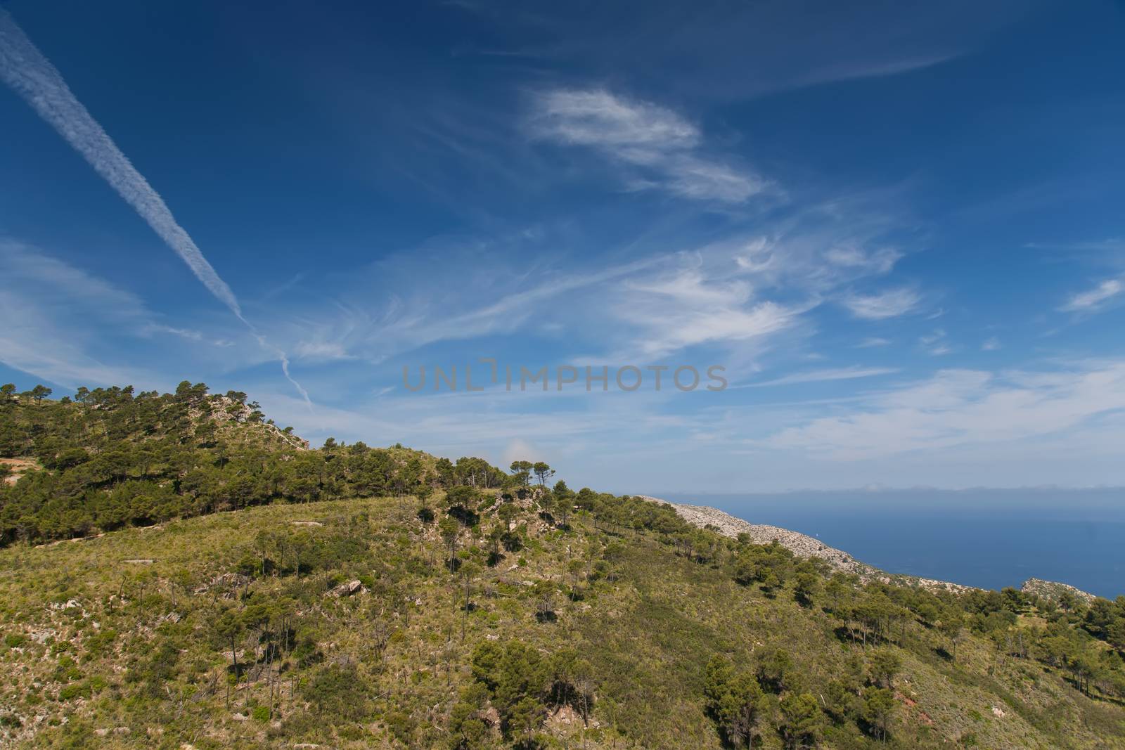 Mallorca island Spain Mediterranean view