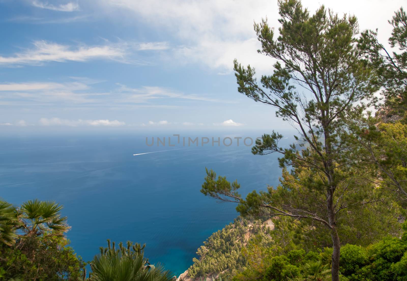 Mallorca island Spain Mediterranean view