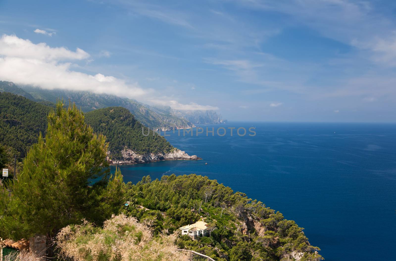 Mallorca island Spain Mediterranean view