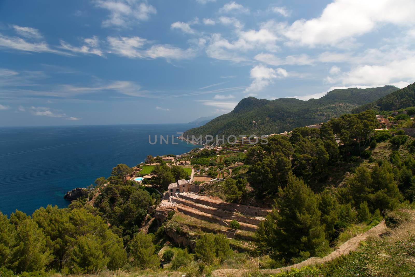 Mallorca island Spain Mediterranean view