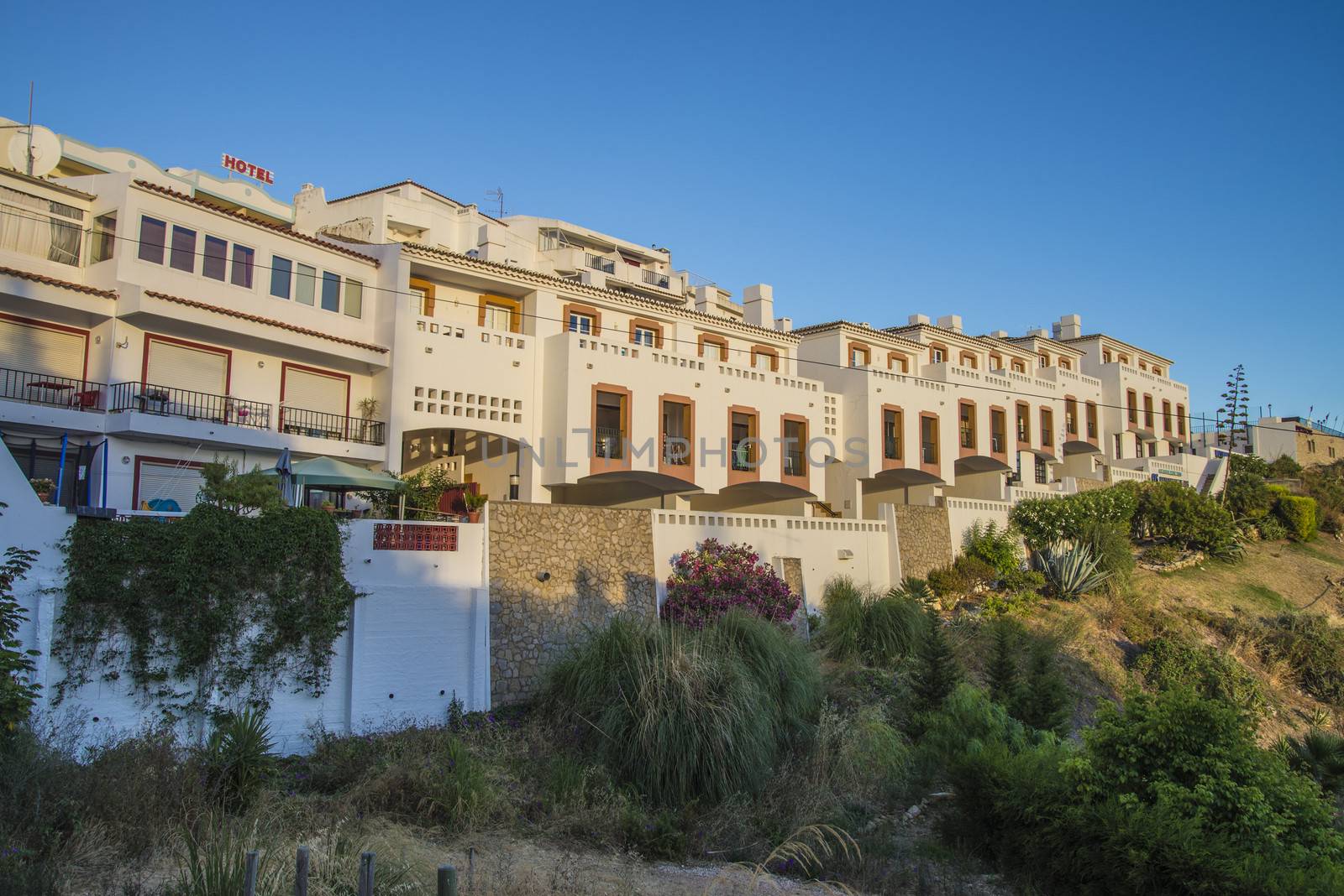 Apartamentos Os Descobrimentos is a beautiful family run complex of self catering apartments and villas in the picturesque fishing village of Burgau, Portugal.