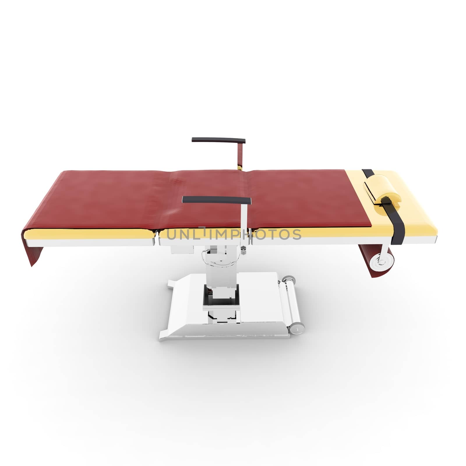 medical table on a white background by totuss