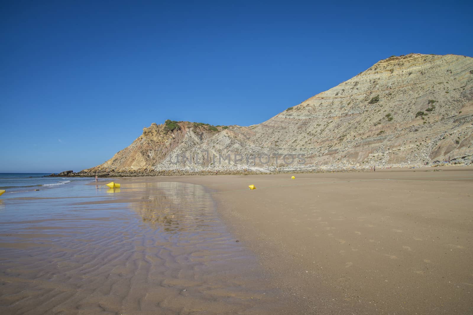 Subject is taken off the beach at Burgau, Algarve, Portugal.