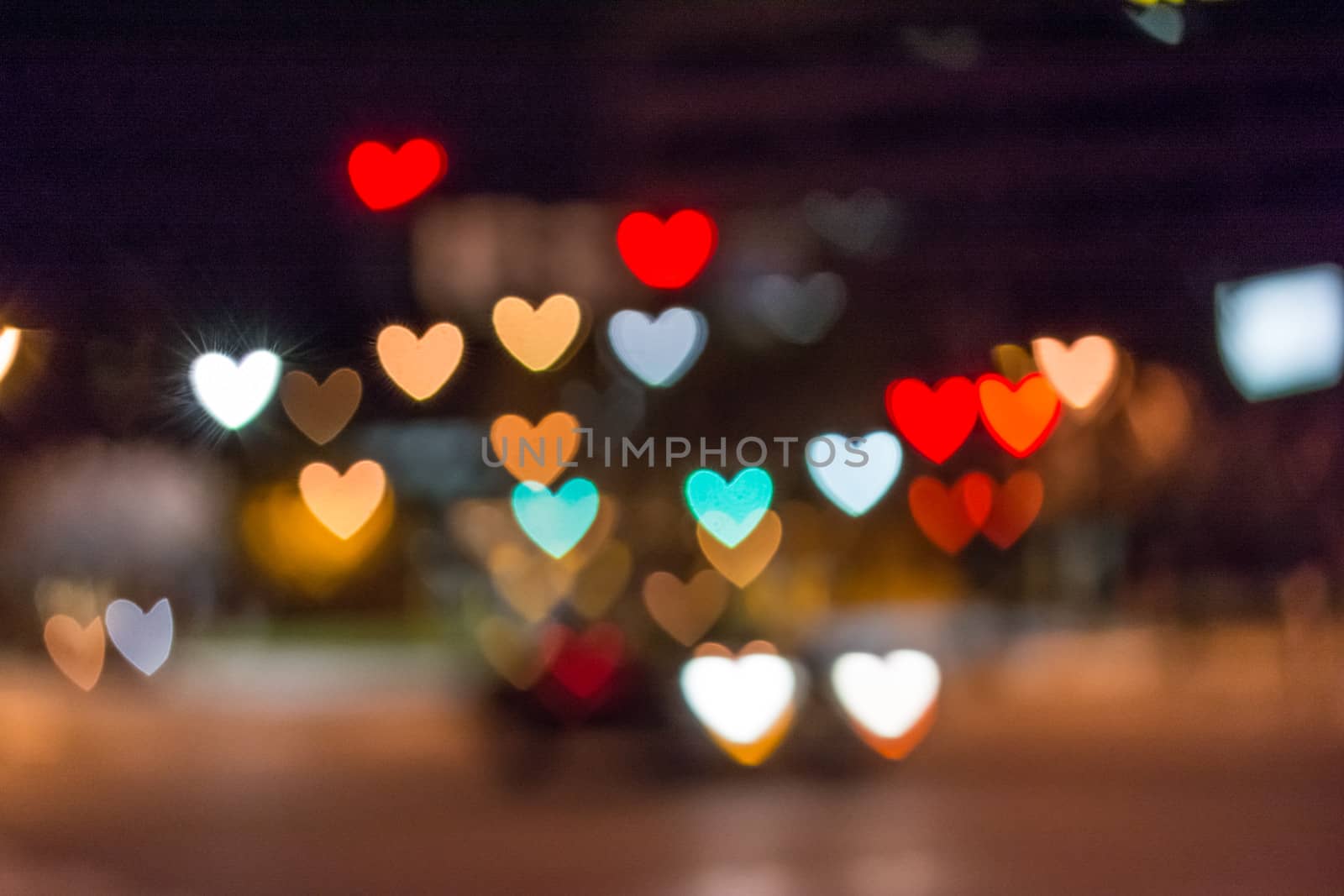 Out of focus area in heart shape by IVYPHOTOS