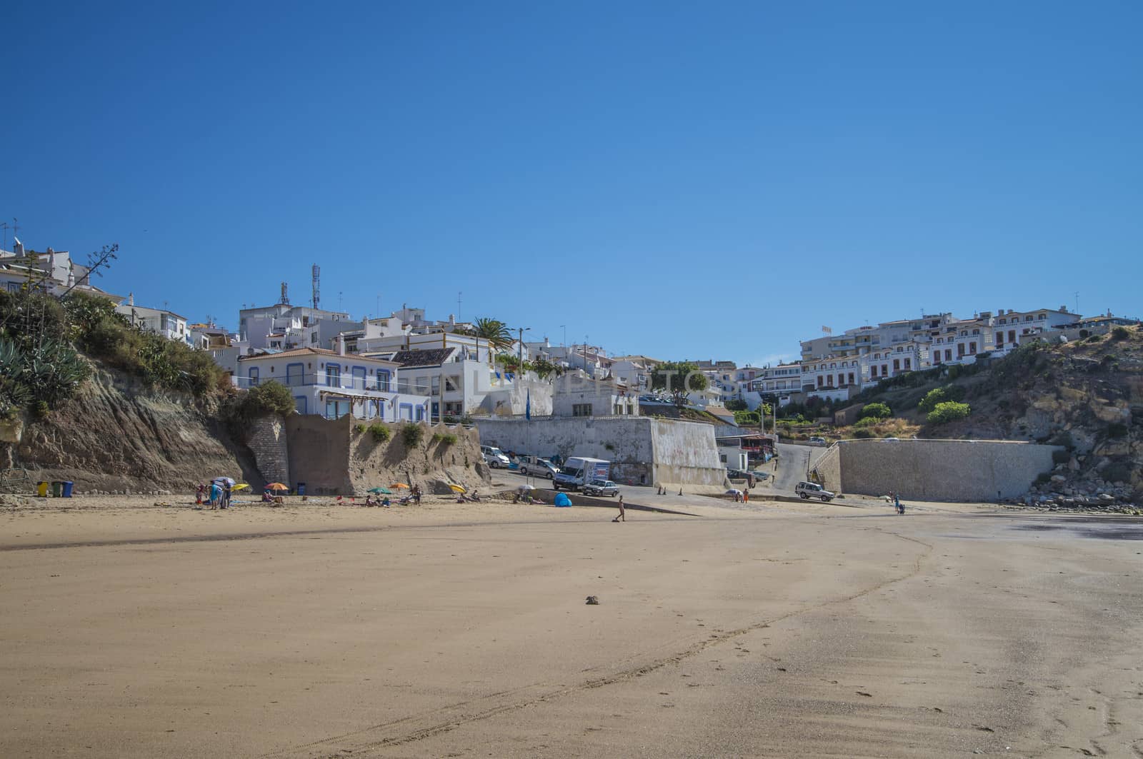 Subject is taken off the beach at Burgau, Algarve, Portugal.