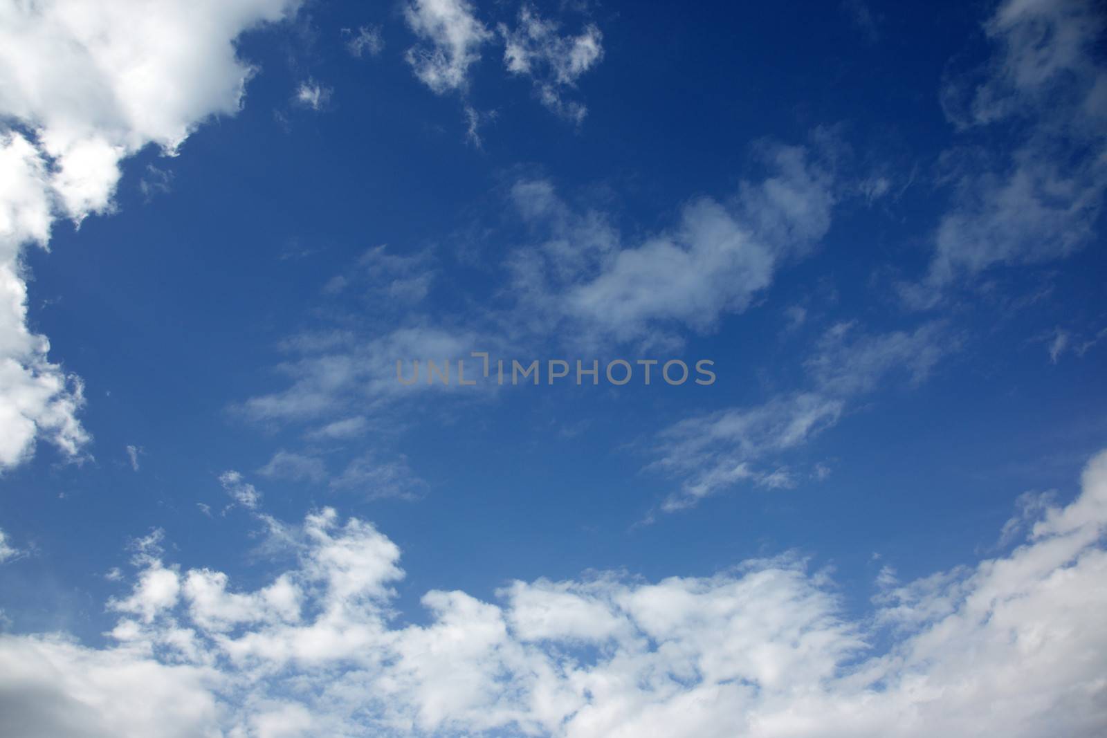 Sky with clouds. Natural light and colors