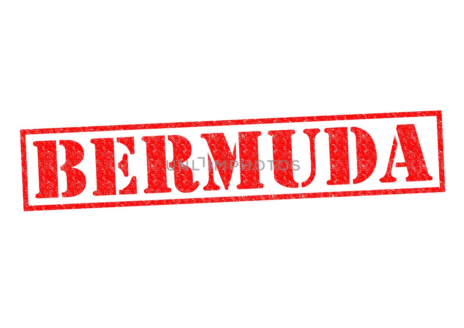 BERMUDA Rubber Stamp over a white background.