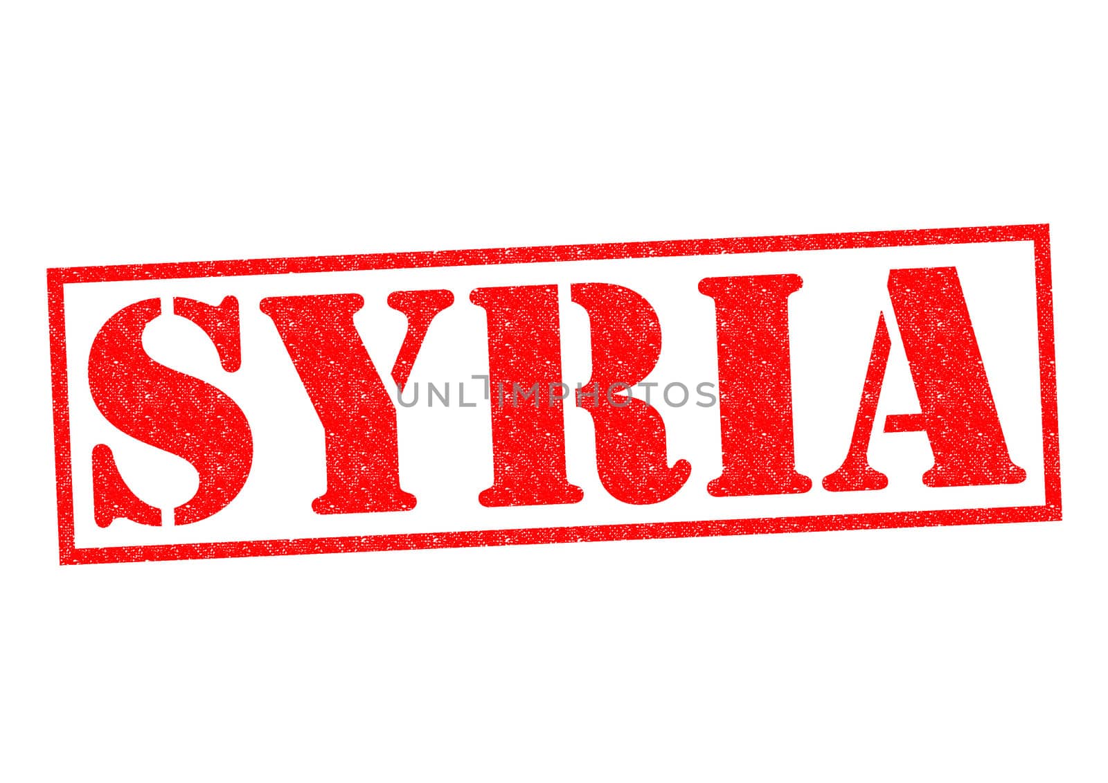 SYRIA Rubber Stamp over a white background.