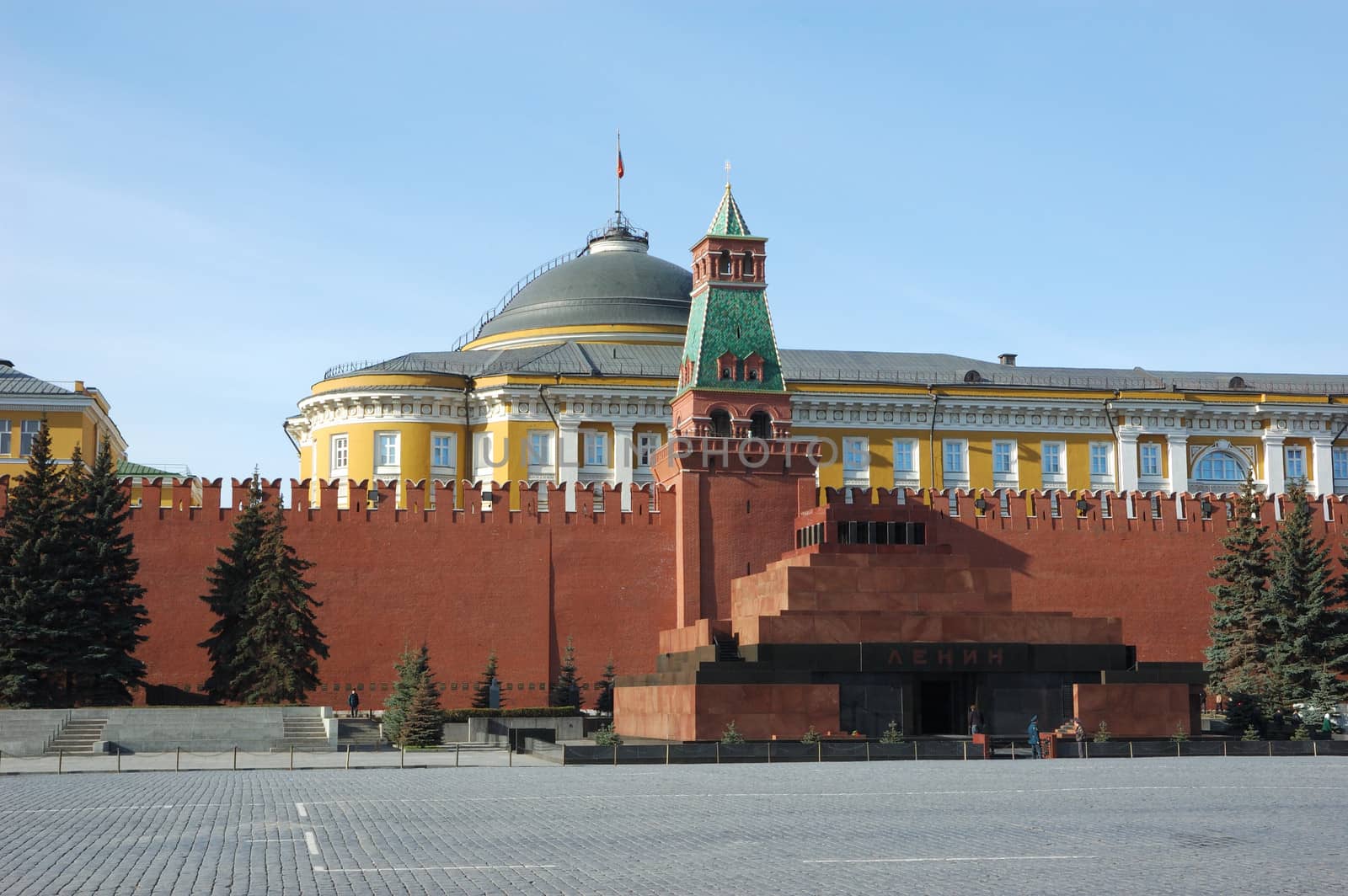 Lenin's mausoleum on Red Square in Moscow, Russia 