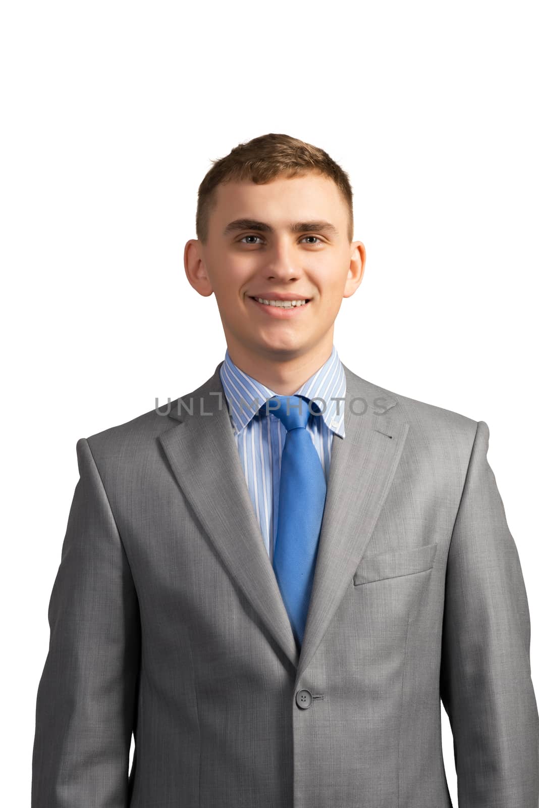 Portrait of a young businessman by adam121