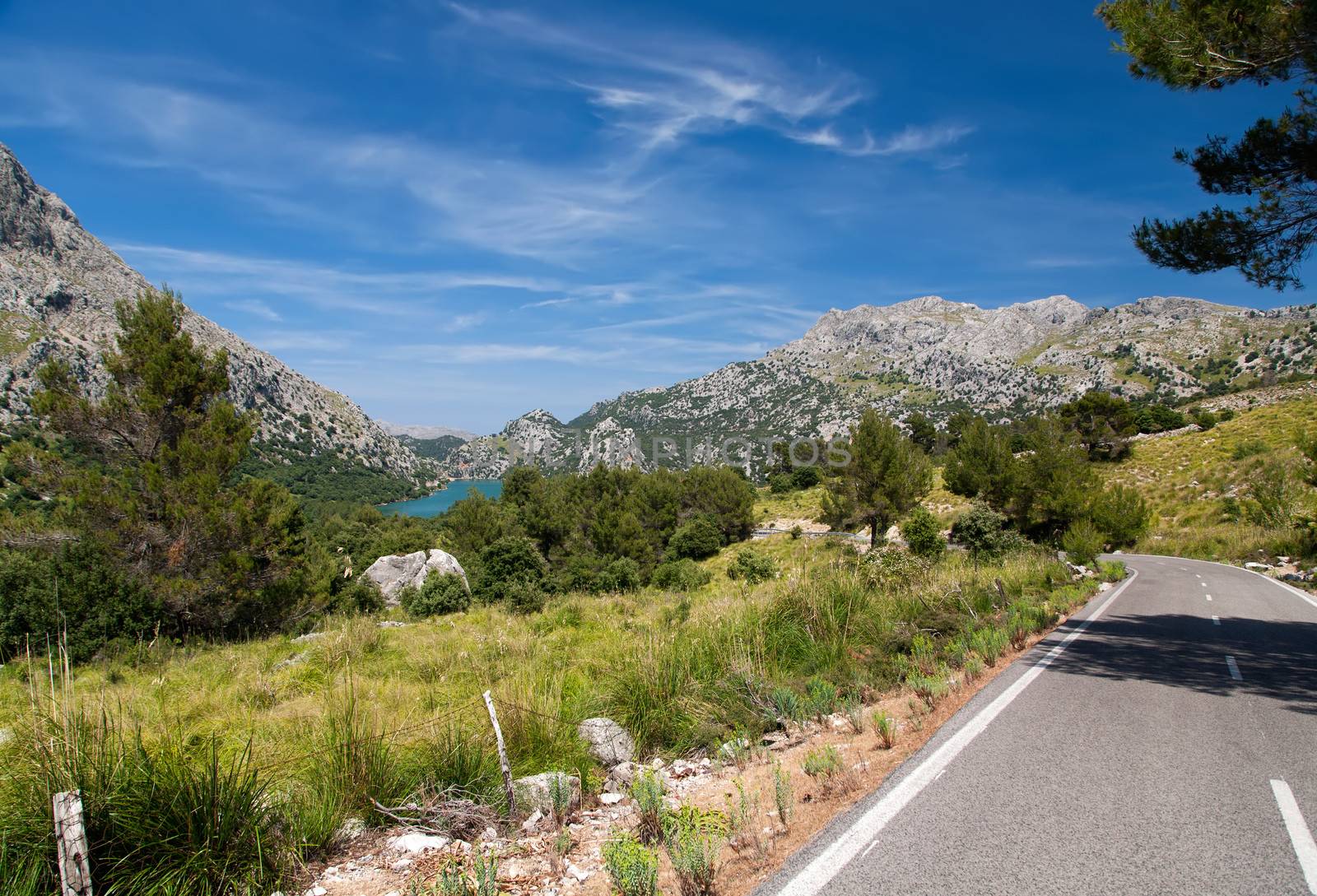 Mallorca island Spain Mediterranean view